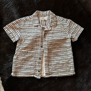 Kids button down linen shirt size 6